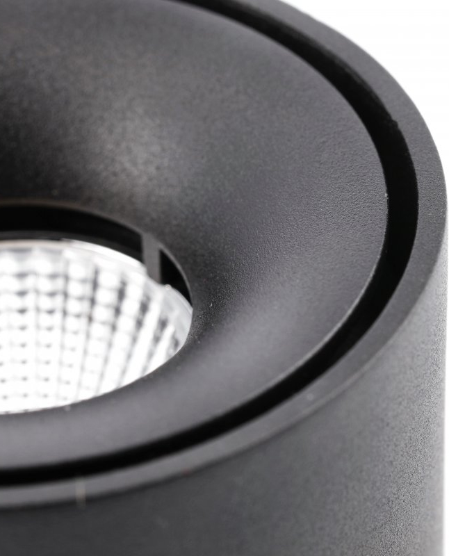 Спот LED BIANCO 8Вт 4000K 680Лм IP20 75мм черный 36° GTV