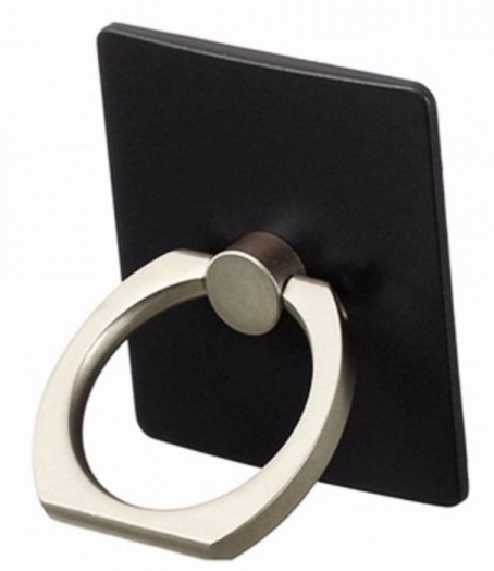 Держатель-кольцо для смартфона черный, Borasco