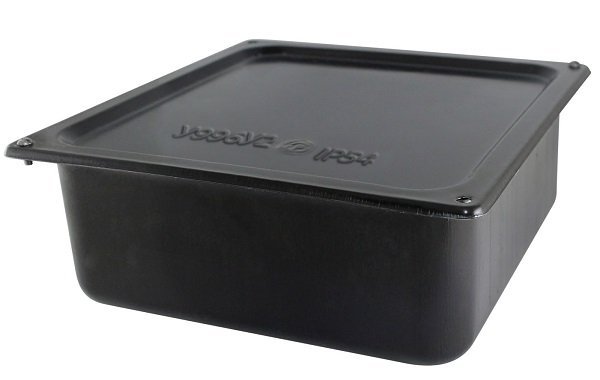 Коробка протяжная металлическая 200х200х101 IP54 У-996 грунтованная с уплотнителем TDM (13)