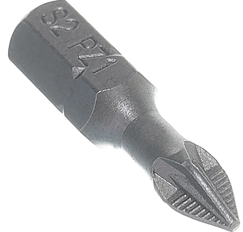 Бита 1/4" Pz1х25мм магнитная (2 шт) Quadro Torsion, ком