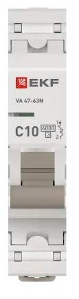 Автоматический выключатель ВА 47-63N C10/1 6кА Proxima EKF