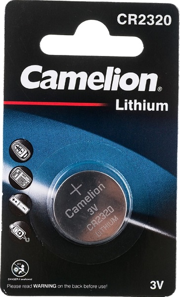 Элемент питания Camelion CR2320 BL-1 (литиевая,3V)