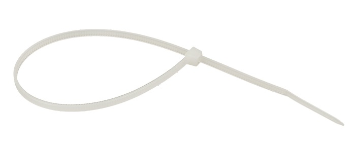 Хомут 2,5*200 белый нейлон (100 шт.) Basic (EKF), уп