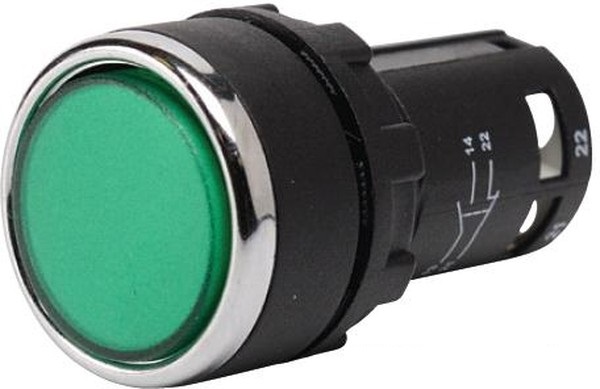Кнопка MB100DY моноблок 1но, IP40 Emas