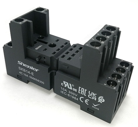 Цоколь (розетка) SKB14-E для RKF4 Shenler