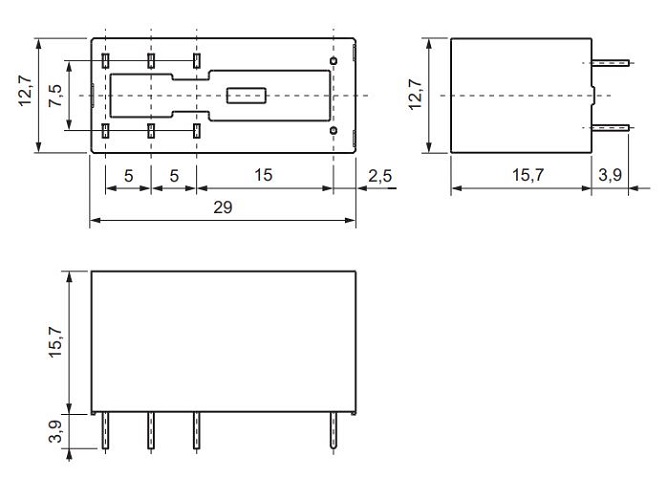 Реле миниатюрное MER2-024DC