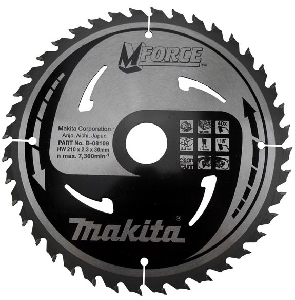 Пильный диск 210х30х2,3х40Т (B-08109) Makita