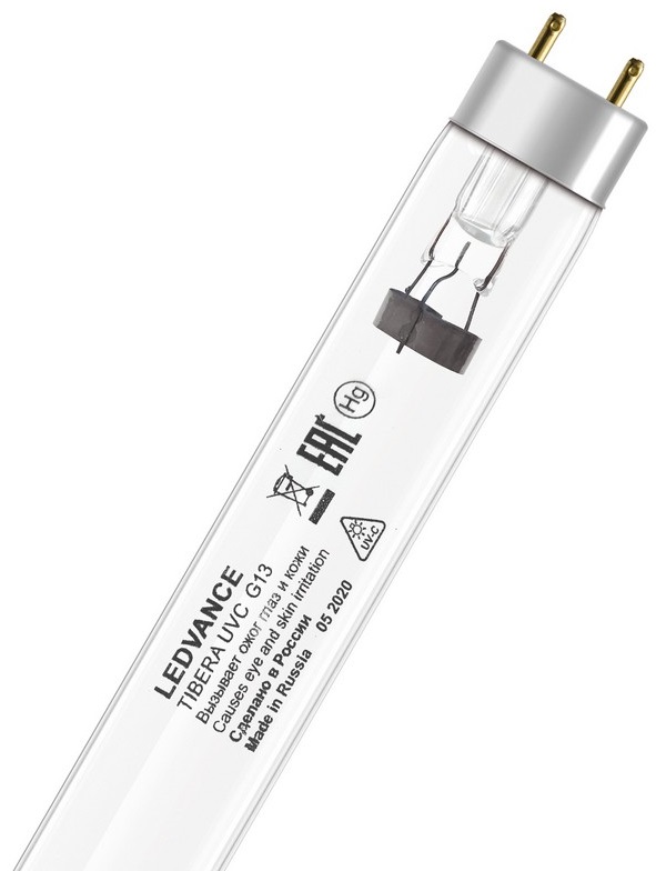 Лампа бактерицидная с УФ-С излучением TIBERA UVC T8 30W G13 LEDVANCE