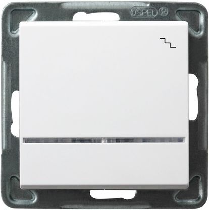 Выключатель LP-3RS/m/00 1070 лестничный с подсветкой (без рамки)