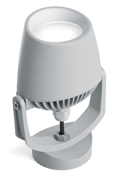 Светильник стационарный для наружного освещения, 3,5W 230V GU10 серый, 1M2.000.000.LXU1K серии MINIT