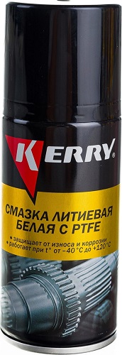 Смазка литиевая белая с PTFE KERRY 520мл