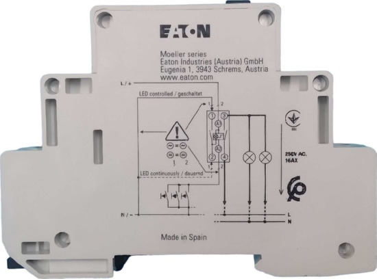 Импульсное реле  LED Z-SB23/SS со встроенным LED, 24B DC, 16A, 