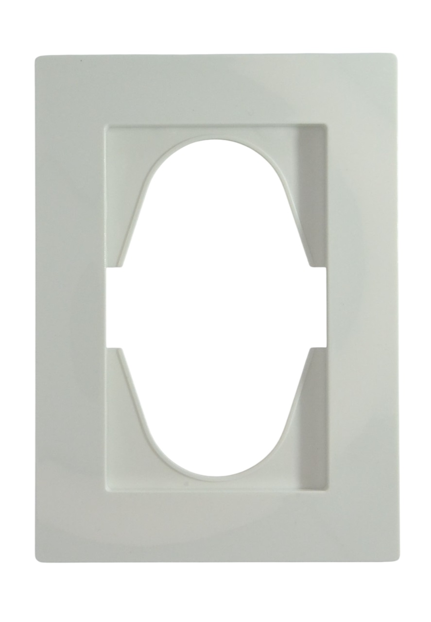 Рамка для двойной розетки белая P50-6W AWSPRODUCTS