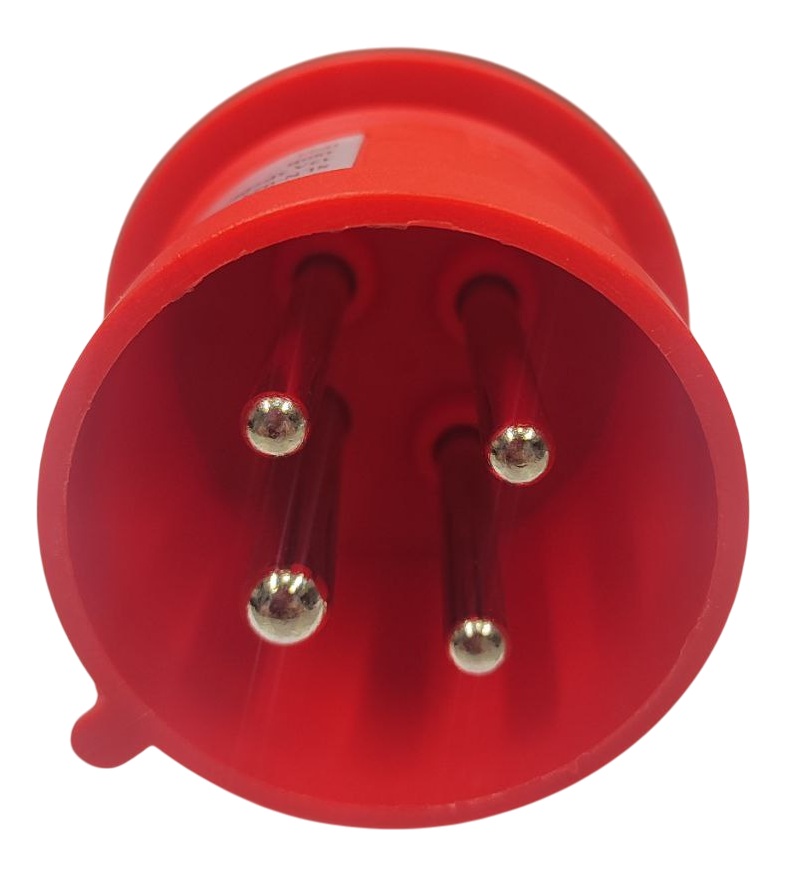 Вилка переносная 32A 4п (3P+PE) SLN-024 IP44, 380В, AWSPRODUCTS