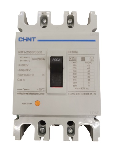 Авт. выкл.  NM1-250S/3Р 200A 25кА