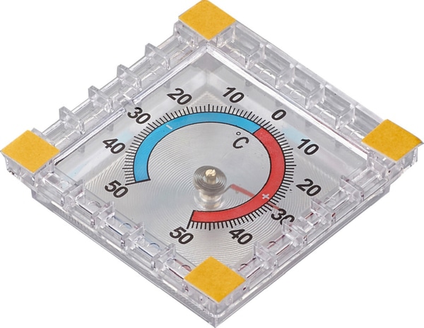 Термометр уличный оконный биметаллический ТББ КВАДРАТНЫЙ Стан