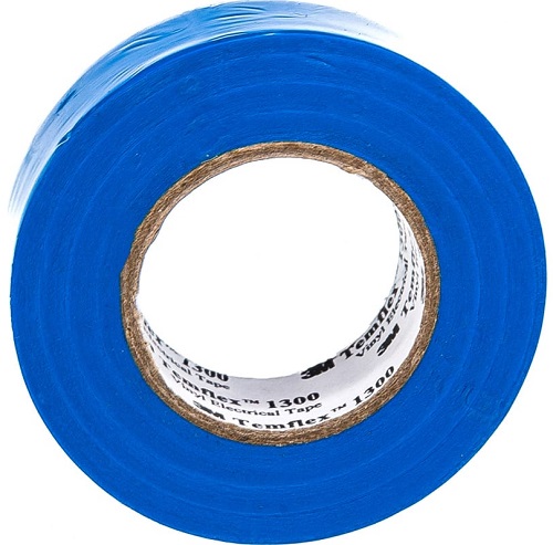 Изолента Temflex 165, синяя, 19 мм x 20 м