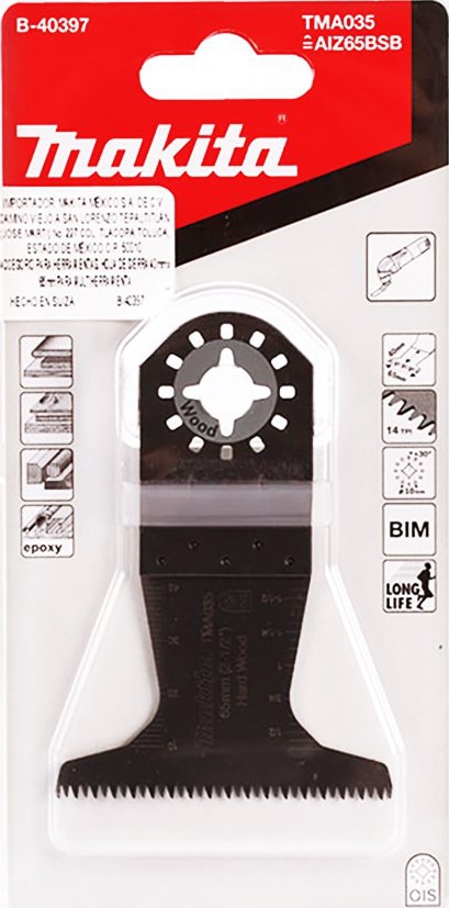 Пильн.лезвие 65х40 ТМА035 Makita B-40397