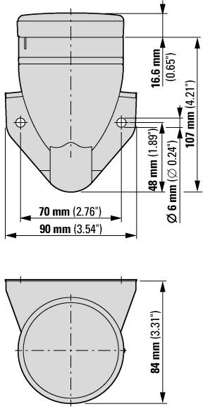 Основание угловое колонны SL7-CB-FW