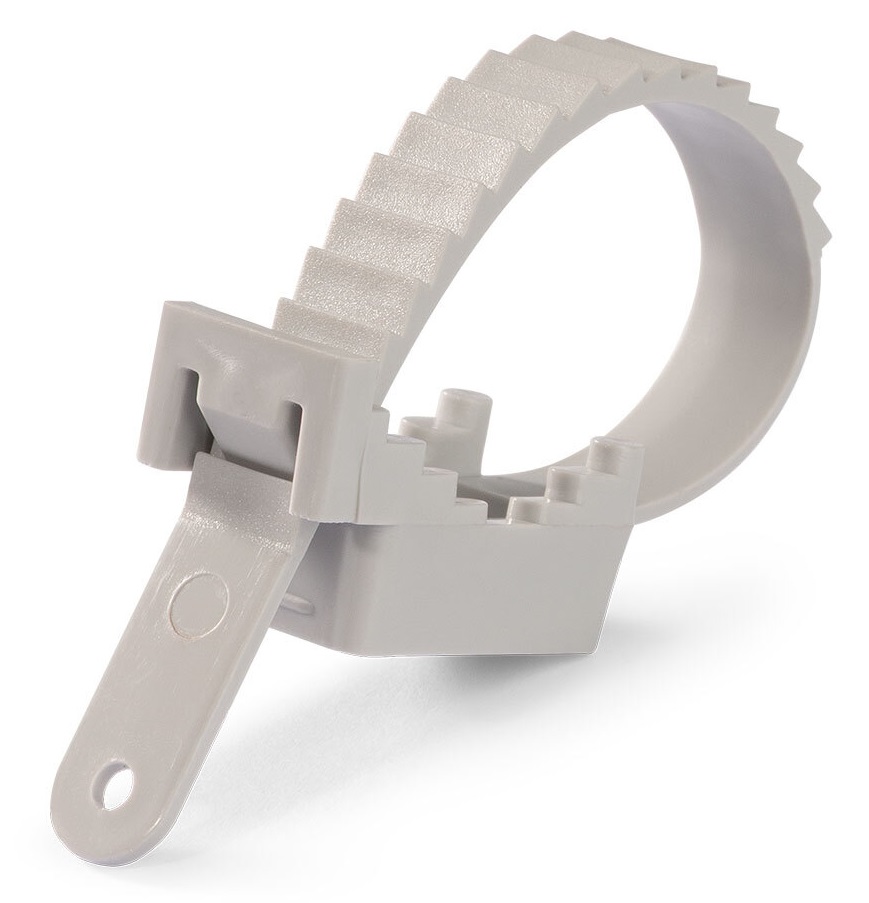 Крепеж ремешковый КР 25 (сер) (50шт) (Fortisflex), уп