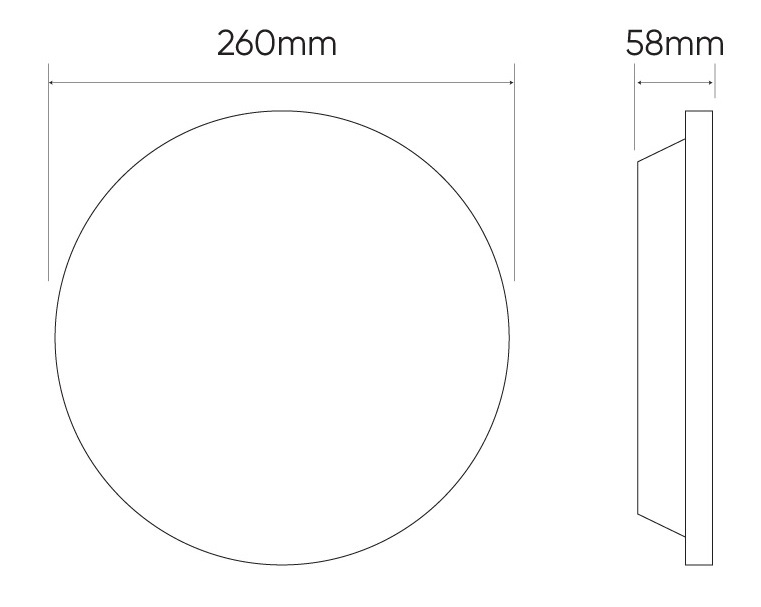 Светильник LED ЖКХ LITE PLAFON 12W 960Lm 4000K IP44 круг Ledline