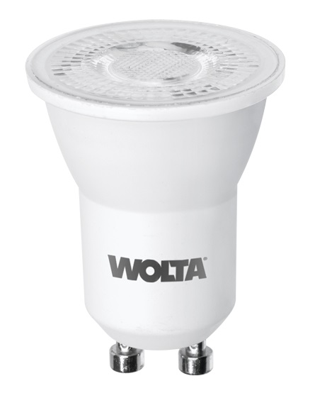 Лампа LED MR11 6Вт 3000K GU10 WOLTA