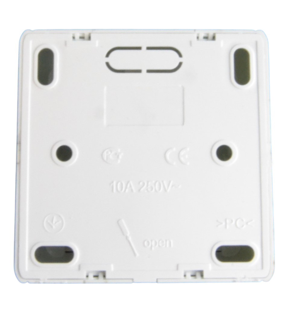 Выключатель ОУ 2-кл. белый SD-S002W "Standard" AWSproducts