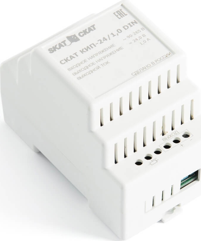 Блок питания СКАТ КИП-24/1,0 DIN (24V, 1A)