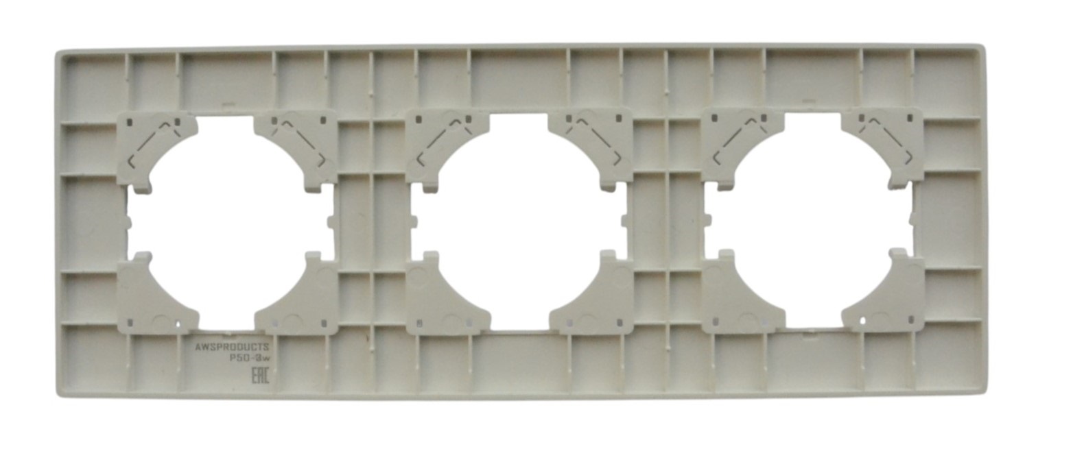 Рамка 3-я белая P50-3W AWSPRODUCTS