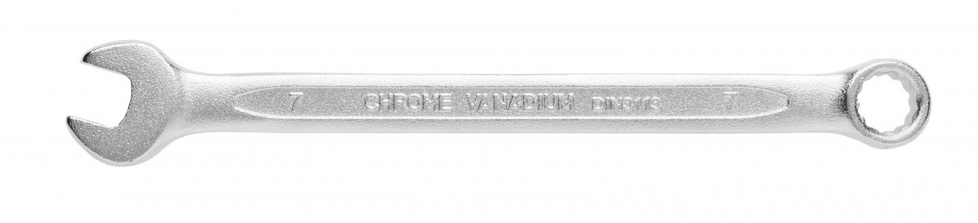 Ключ комбинированный 7 мм, сталь CrV, DIN 3113 HOEGERT