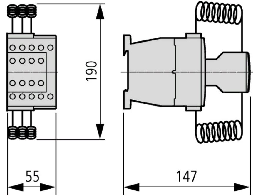 Контактор для конденсаторной установки DILK50-10 (230V50HZ, 240V60HZ)