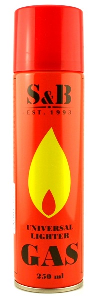 Газ для зажигалок S&B 250мл 12/72 Стан