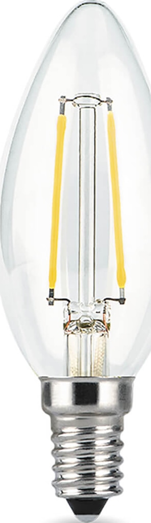 Лампа GAUSS LED Filament Свеча 7W Е14  220V 4100К 580lm