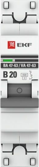 Автоматический выключатель ВА 47-63 C25/1 4.5кА Proxima EKF