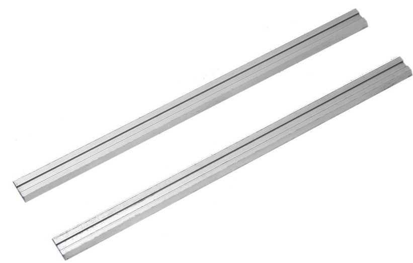 Нож для рубанка 82x5.5x1.1 мм (узкий) (HSS, быстрорежущая сталь) (2 ножа в блистере) Bohrer б/н