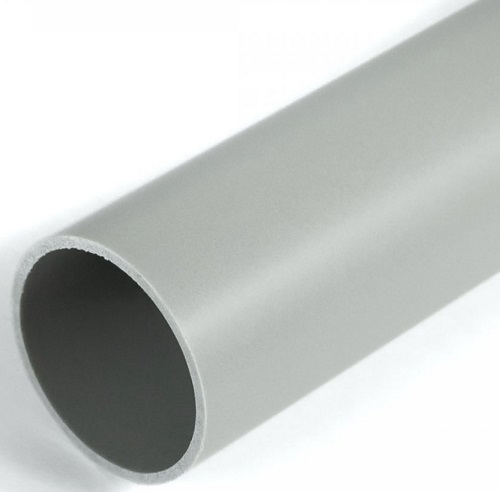 Труба жесткая ПВХ 50 мм СЕРАЯ 3м Строитель (15шт/30м)