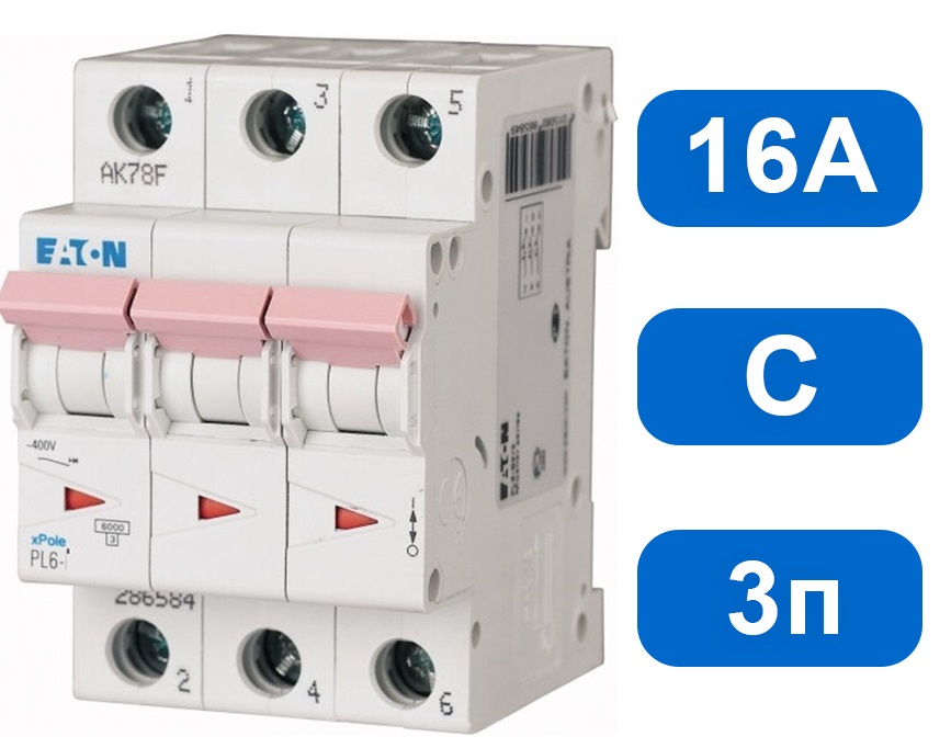 Автомат PL6-C16/3