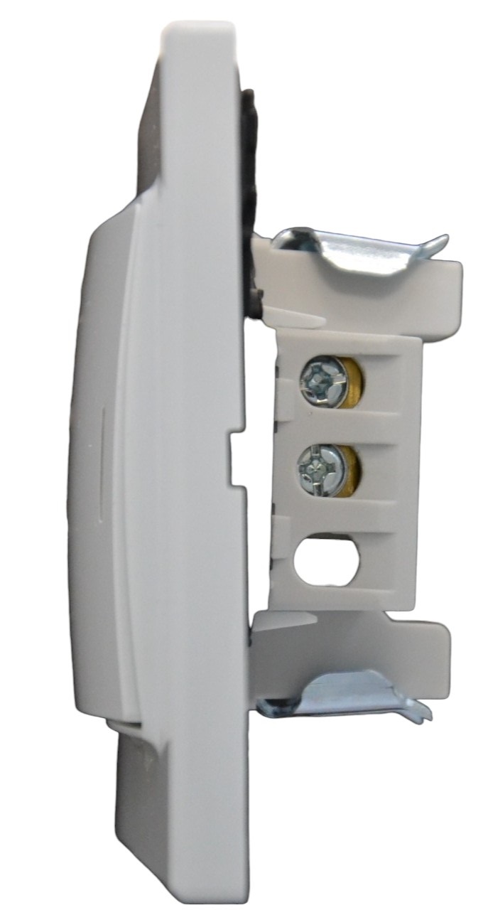 Выключатель проходной 1-кл. с подсветкой белый SD-P1004W "Standard" AWSproducts