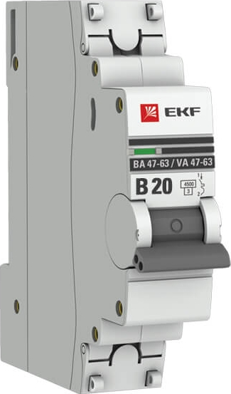Автоматический выключатель ВА 47-63 C25/1 4.5кА Proxima EKF