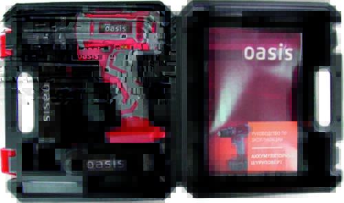 Аккумуляторный шуруповерт Oasis ASB-18S (J) (18В,2Ah Li-Ion*2шт,32Нм)