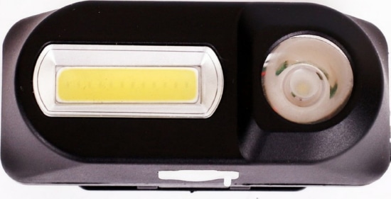Фонарь Ultraflash LED53763 (налоб.аккум 3,7В, черный, XPE + COB LED, 3+3 Ватт, 1 реж., крепл., бокс)