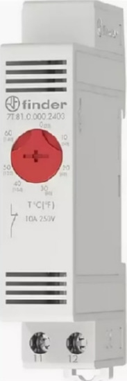 7T.81.0.000.2401 Модульный промышленный термостат NC контакт; диапазон температур (-20 … +40) °C  вк