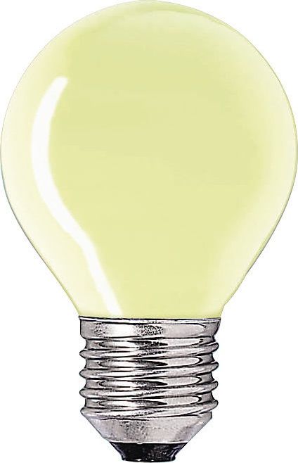 Лампа Party P-45 15W E-27 шар жёлт. Philips (100шт)