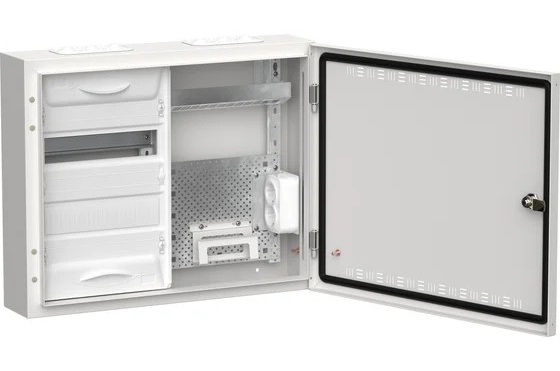 Щит металл. КОМБО TITAN 5 ЩРн-24 (2х24) IP30 белый (460х570х140) IEK