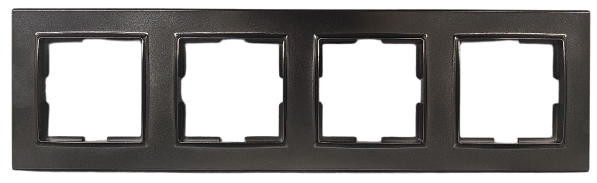 Рамка 4-я чёрная SD-P1020B "Standard" AWSproducts