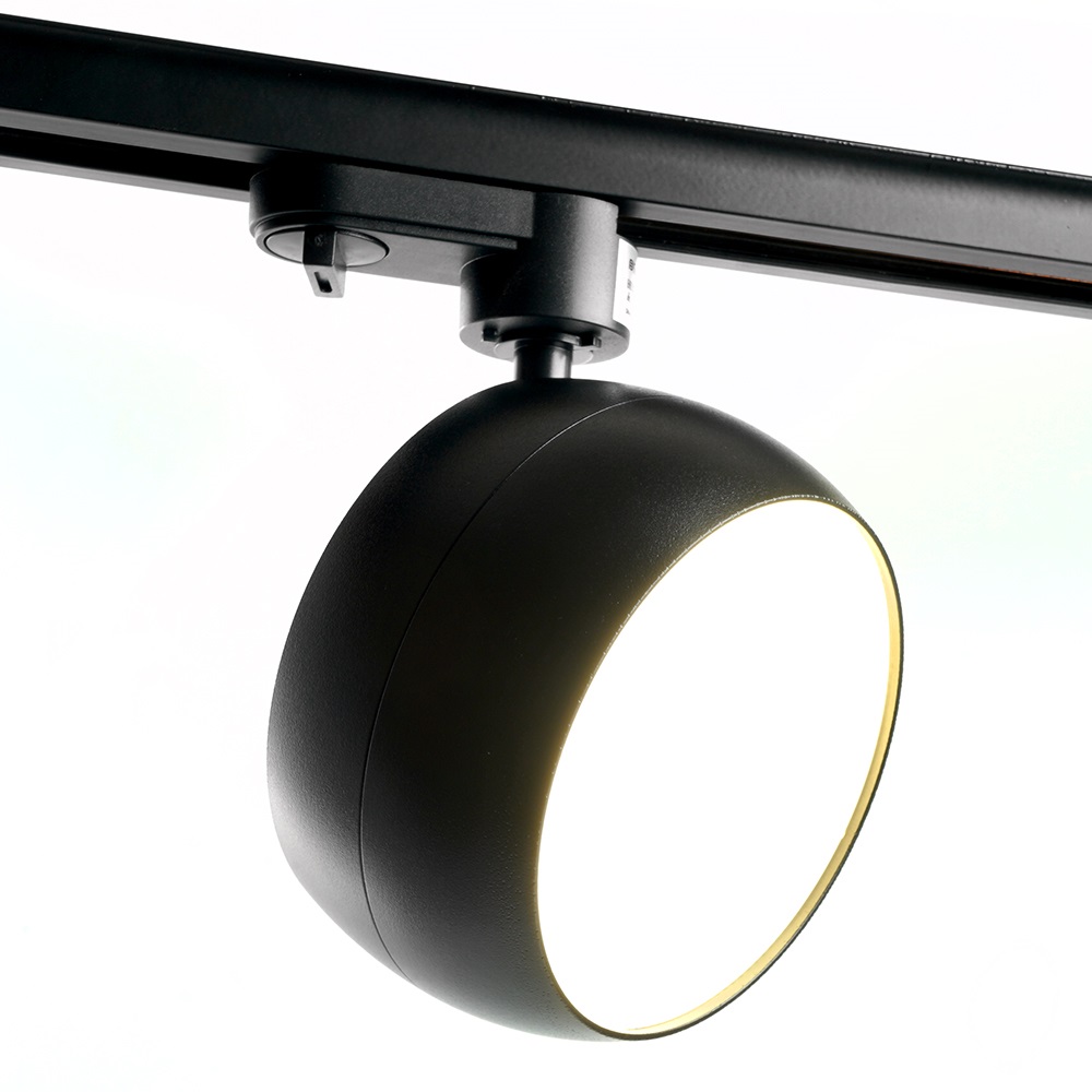 Светильник трековый AL167 под лампу GX70 черный Feron