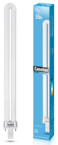 Лампа Camelion LH11-U/842/G23 (энергосбер.лампа 11Вт 220В, холодный свет 4200К)