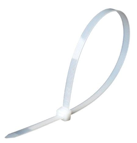 Хомут 4,8*200 белый нейлон (20 шт.) NCT (HLT)