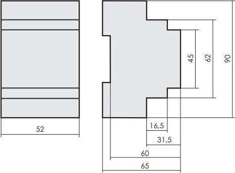 Переключатель фаз автоматический PF-451 (3ф, 16А, регулир пороги перекл. низ 150-210В) F&F