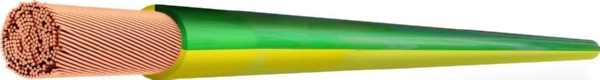 Провод LGY 1* 1,5 (ПВ3) 300/500V (H05V-K), (только бухтами,100м) ЖЕЛТО-ЗЕЛЕНЫЙ